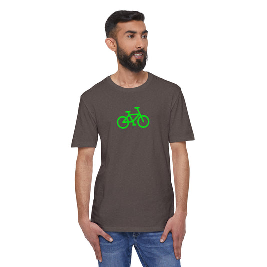 BIKE Unisex District® Re-Tee®, Green Print