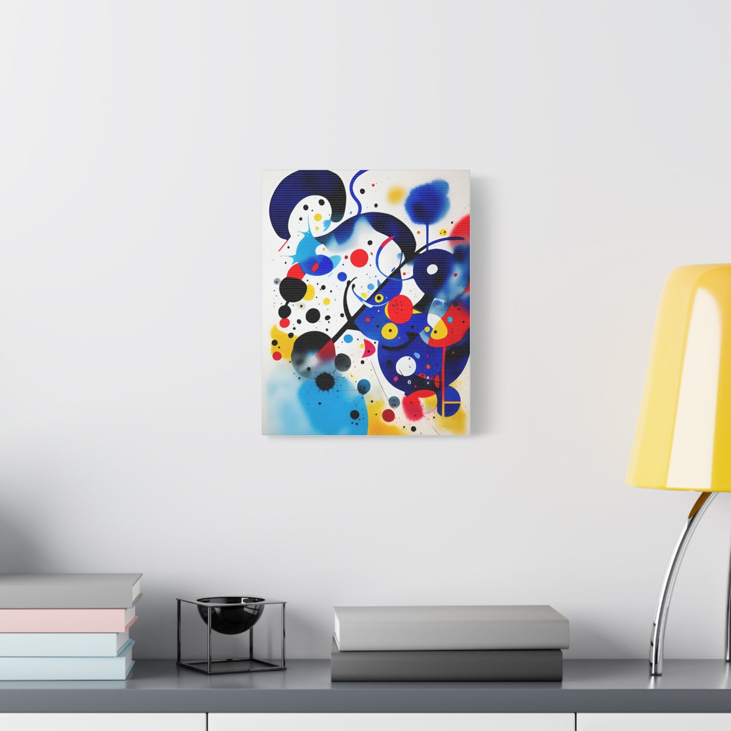 Miro-inspired Matte Canvas, Stretched, 1.25"