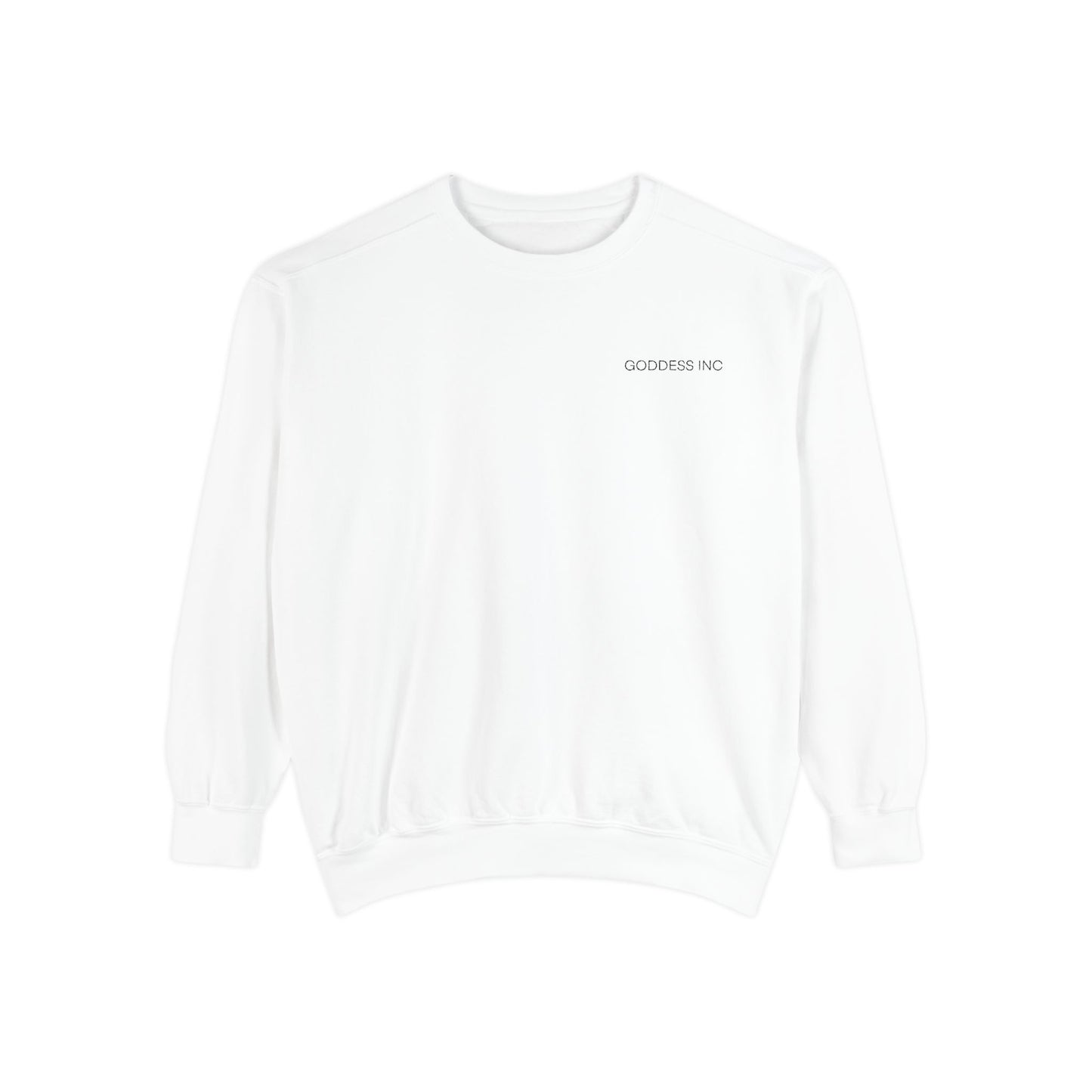 GODDESS INC Garment-Dyed Sweatshirt