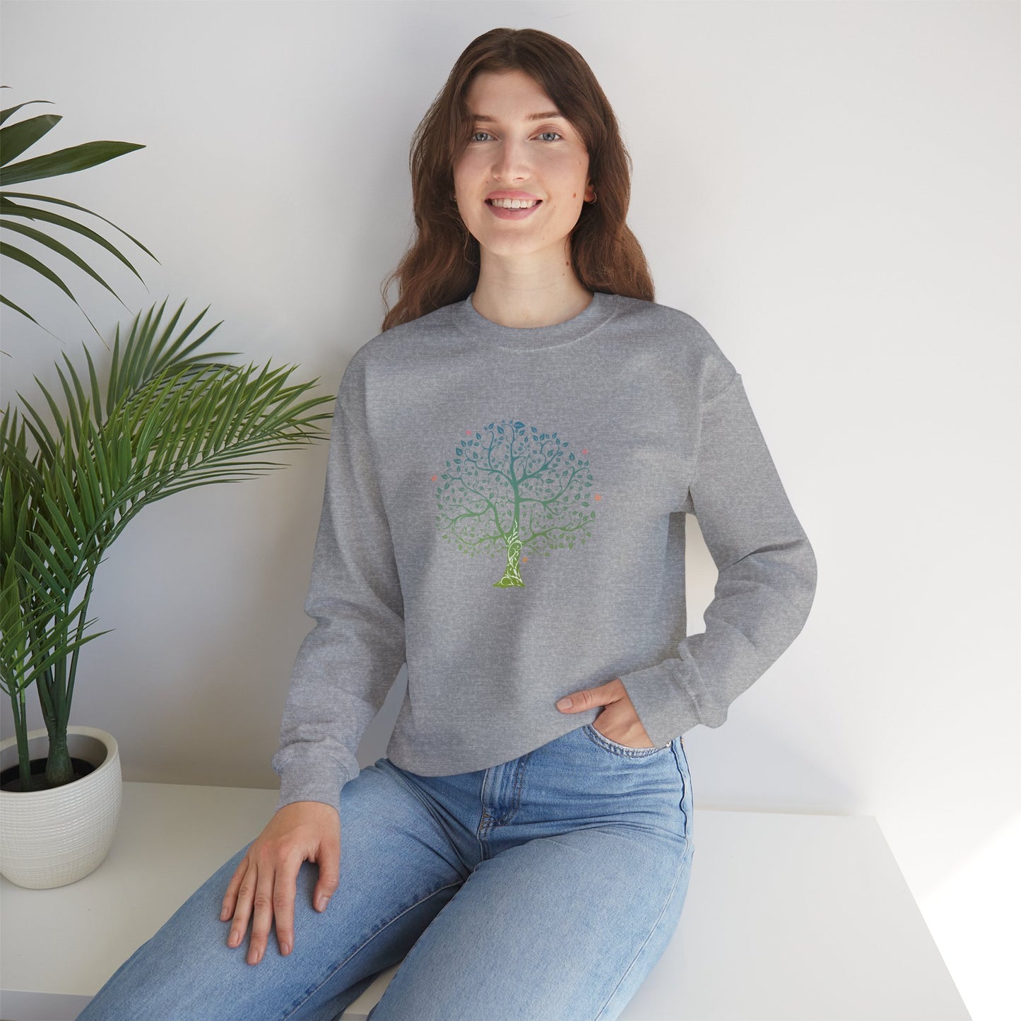 Tree of Life, Unisex Heavy Blend™ Crewneck Sweatshirt