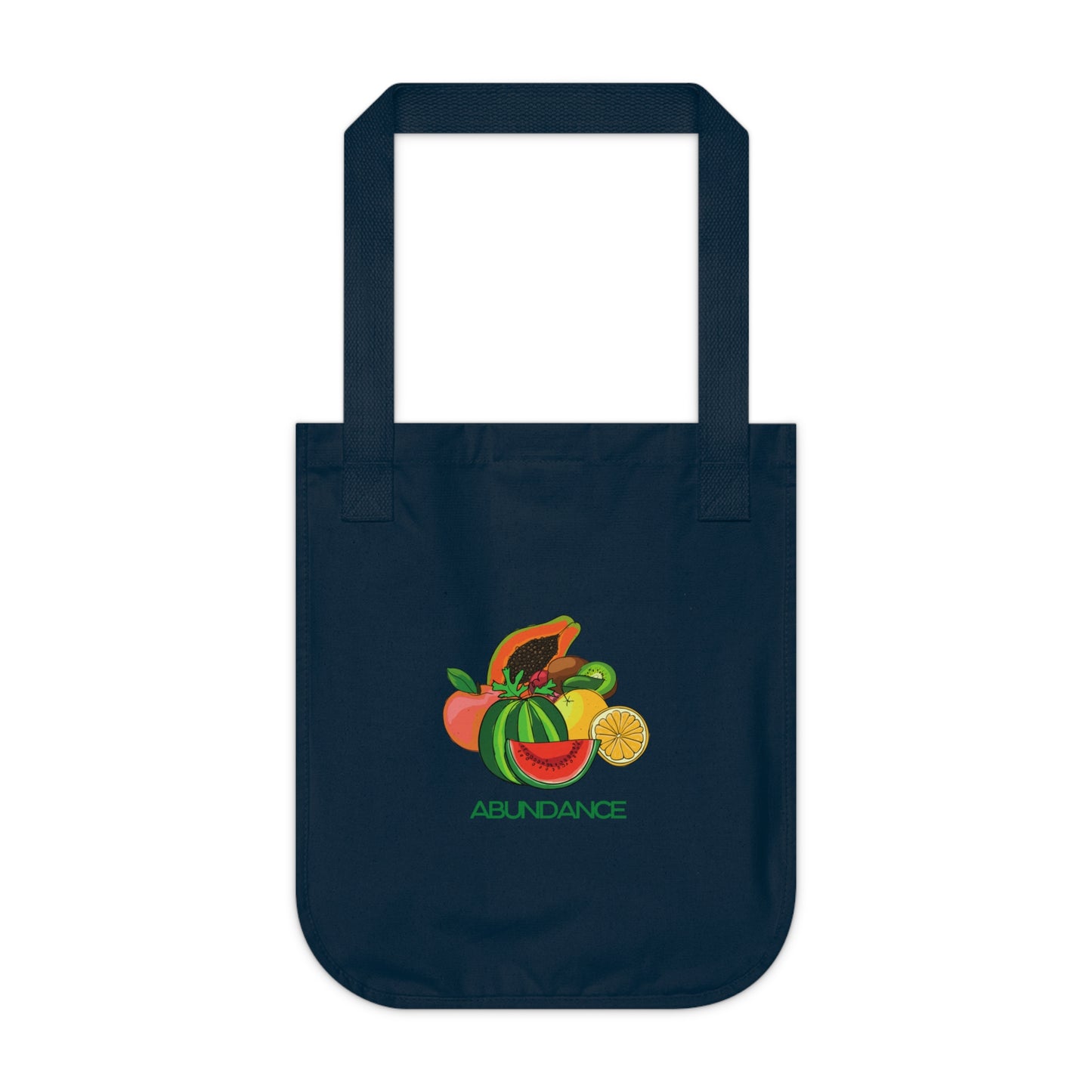Organic Canvas Tote Bag, ABUNDANCE