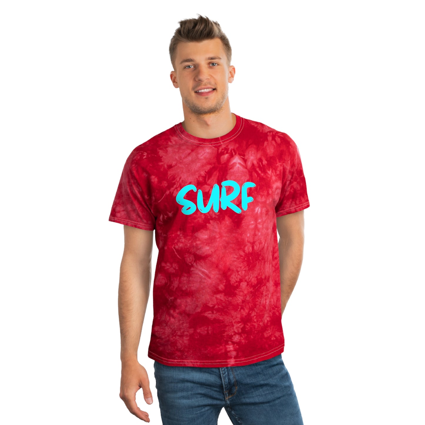 SURF Tie-Dye Tee, Crystal