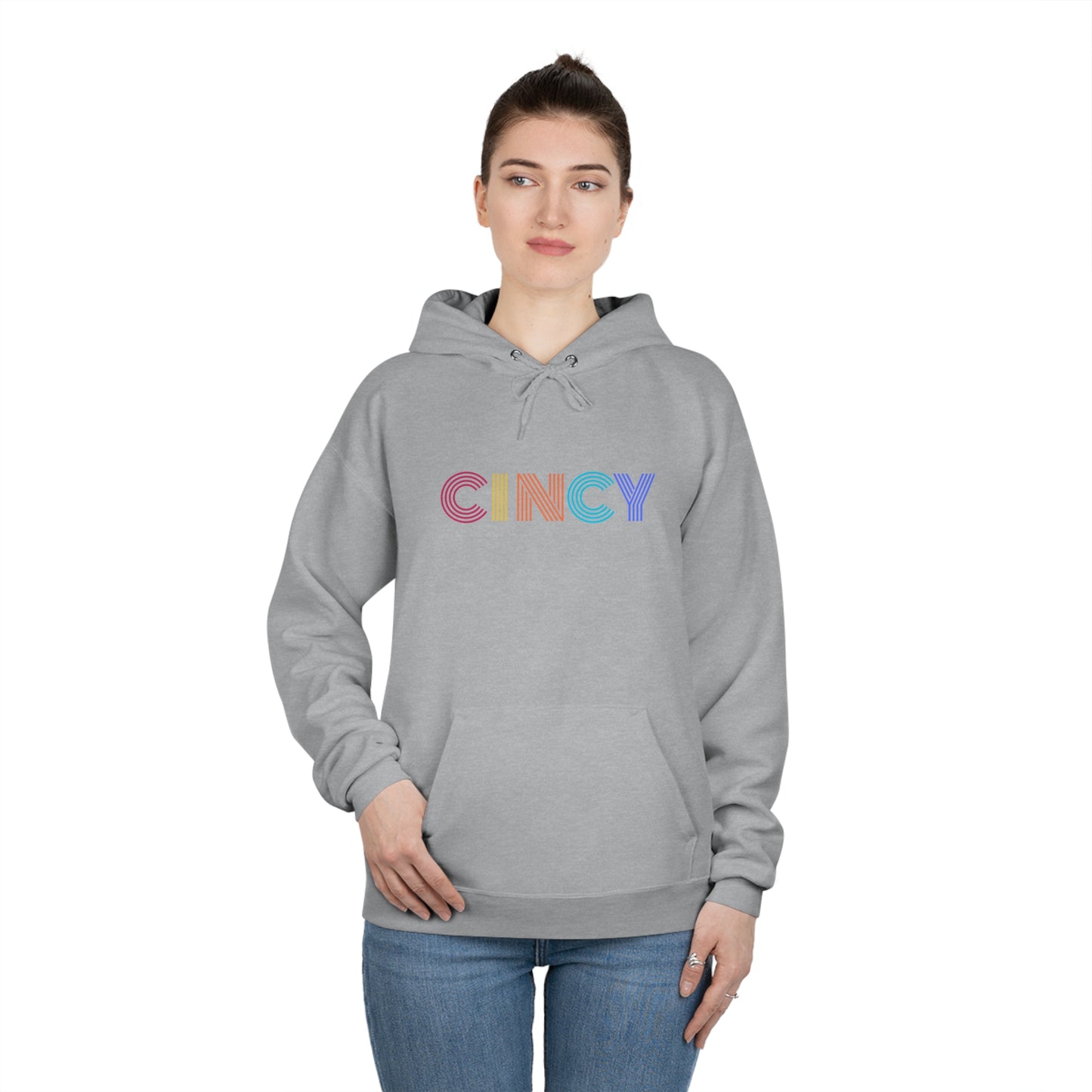 CINCY Unisex EcoSmart® Pullover Hoodie Sweatshirt