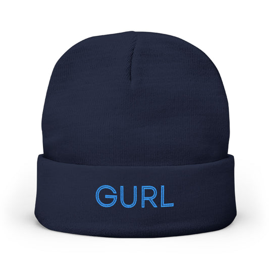 GURL Knit Beanie (Embroidery)