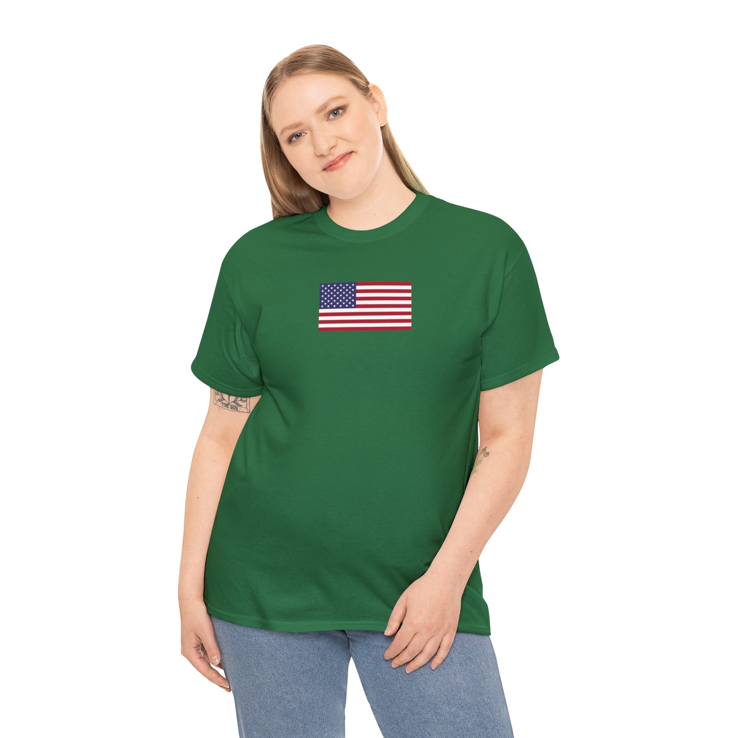 American Flag Unisex Heavy Cotton Tee