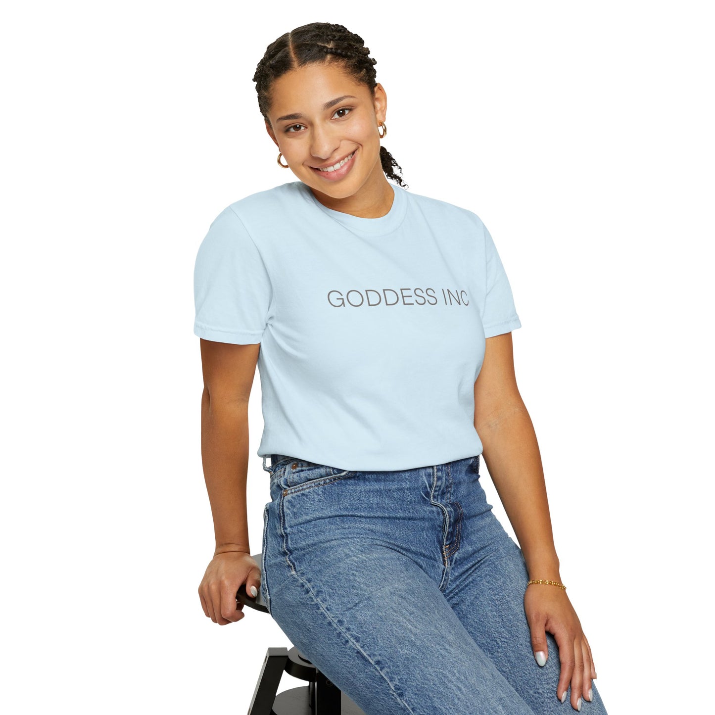 GODDESS INC Garment-Dyed T-shirt