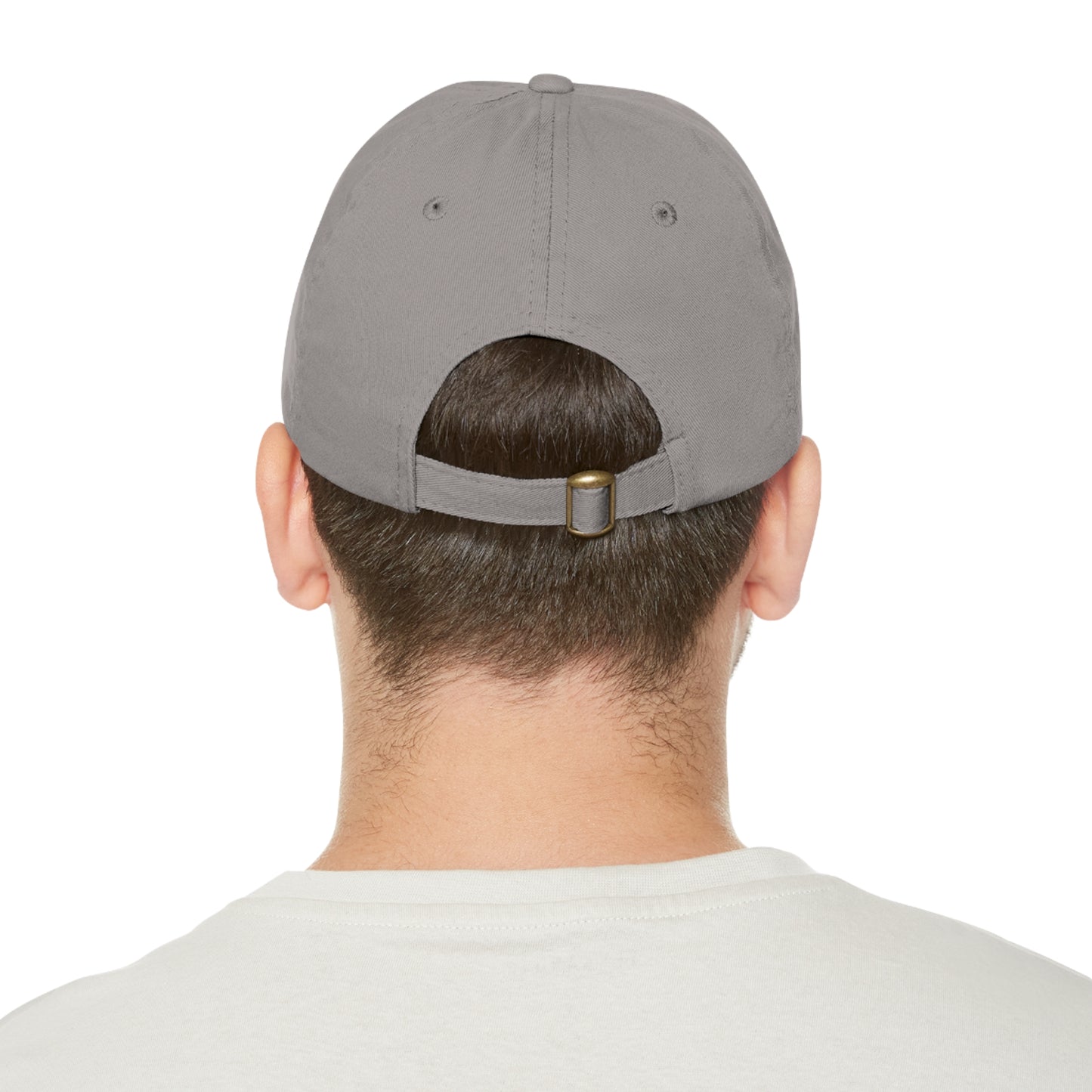BIKE, Dad Hat with Leather Patch (Rectangle)