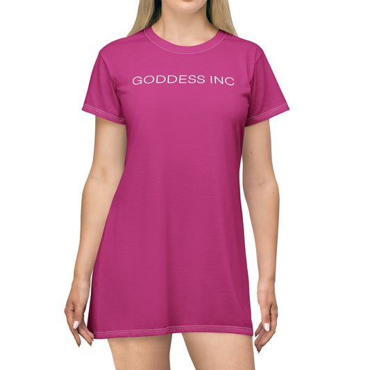 GODDESS INC T-Shirt Dress, Pink