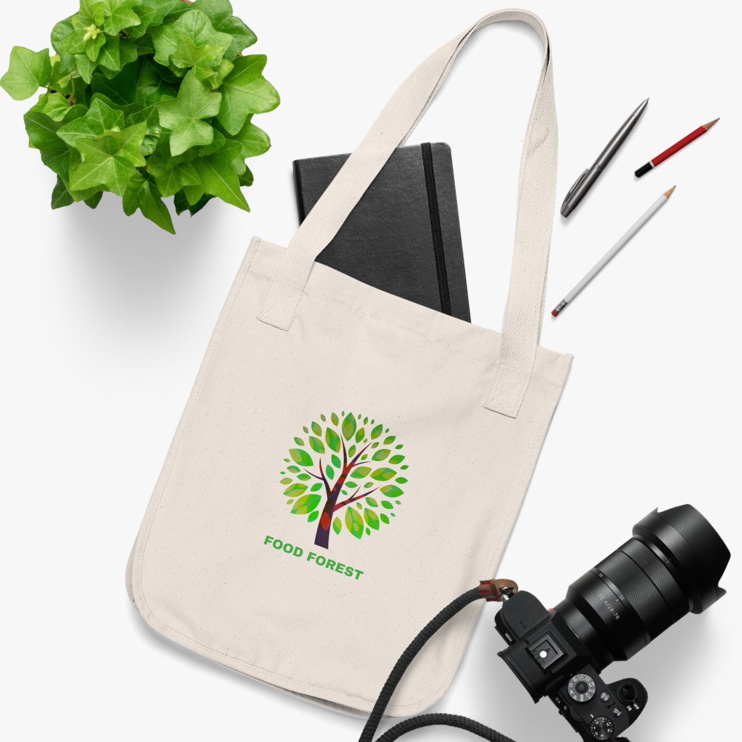 FOOD FOREST Organic Canvas Tote Bag