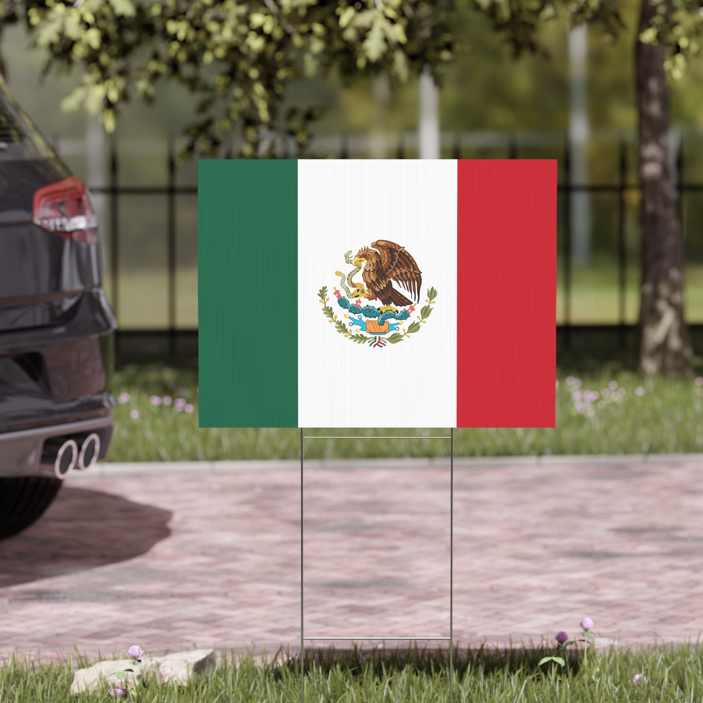 Mexican Flag Yard Sign