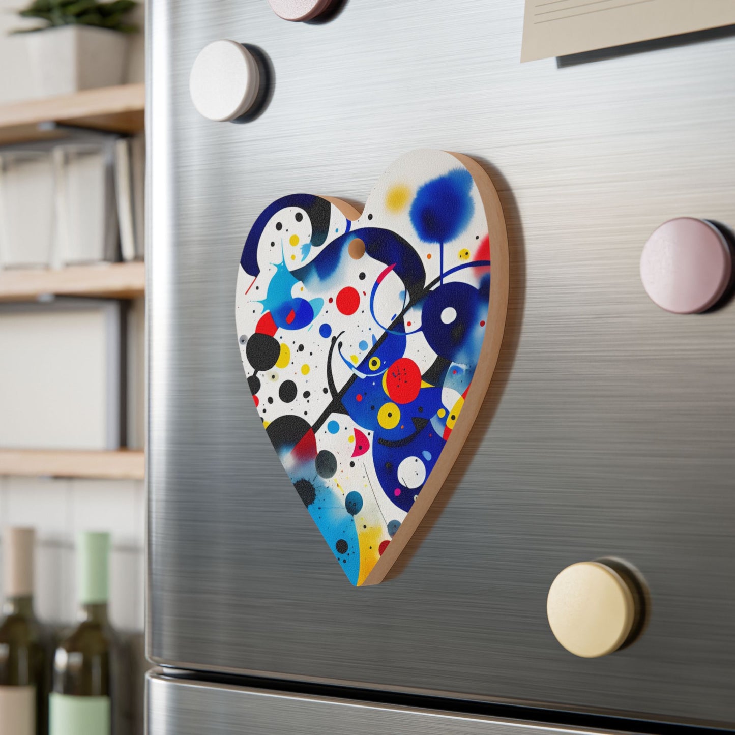 Wooden Ornaments, Inspired by Miro