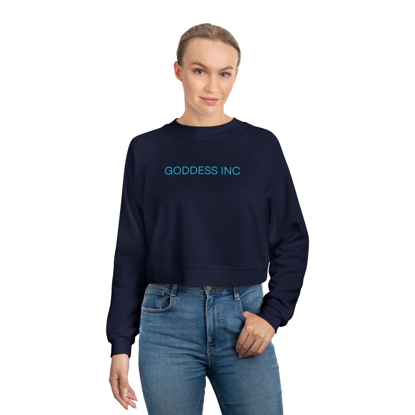 GODDESS INC, Women's Cropped Fleece Pullover