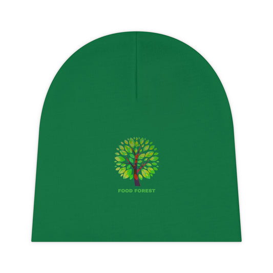 FOOD FOREST Baby Beanie, Green