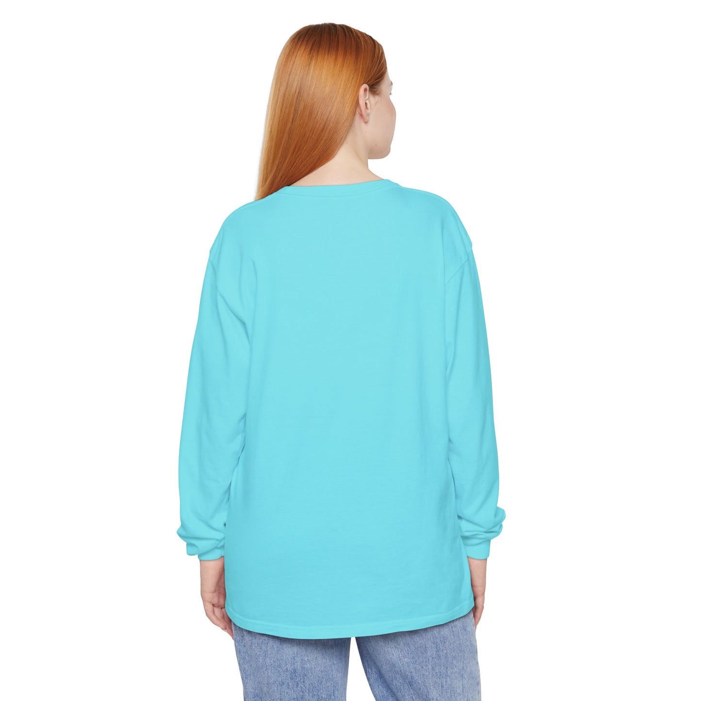 GODDESS INC Garment-dyed Long Sleeve T-Shirt
