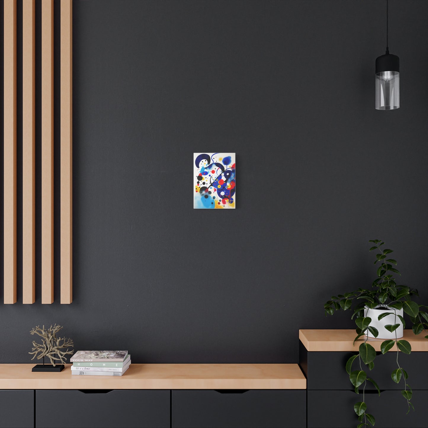 Miro-inspired Matte Canvas, Stretched, 1.25"