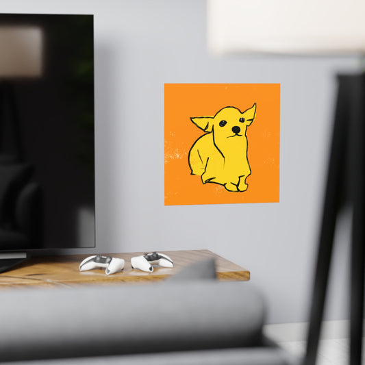 Chaco the Chihuahua, Matte Paper Poster