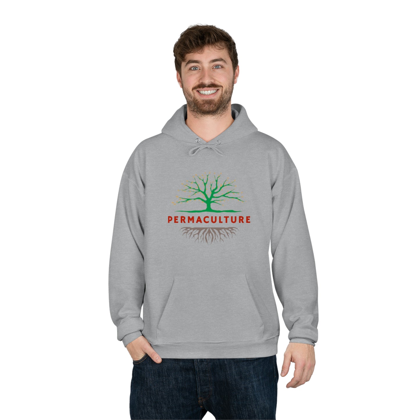 Permaculture, Unisex EcoSmart® Pullover Hoodie Sweatshirt