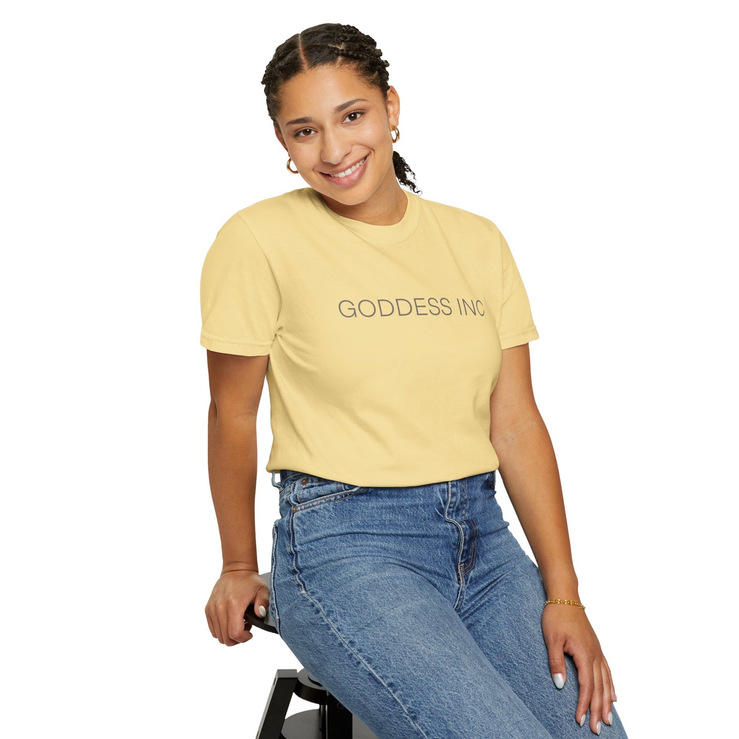 GODDESS INC Garment-Dyed T-shirt