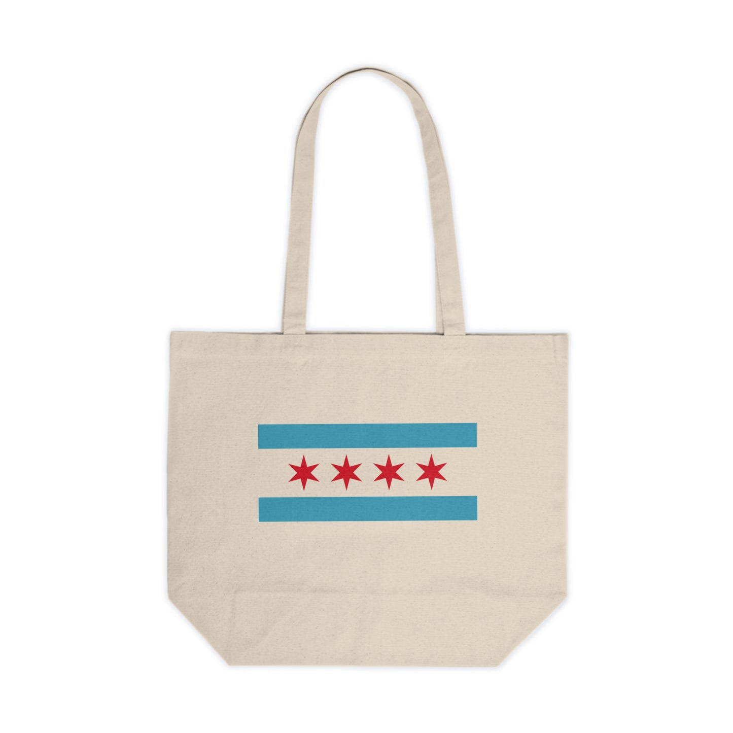 Chicago Flag Canvas Shopping Tote