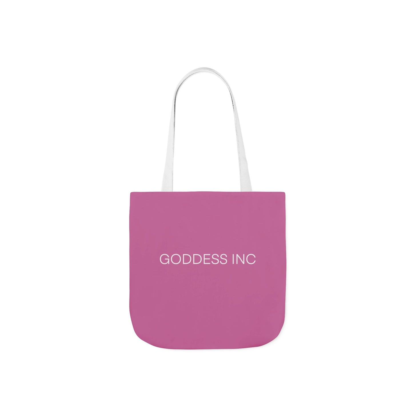 GODDESS INC Canvas Tote Bag, 5-Color Straps, Pink and White
