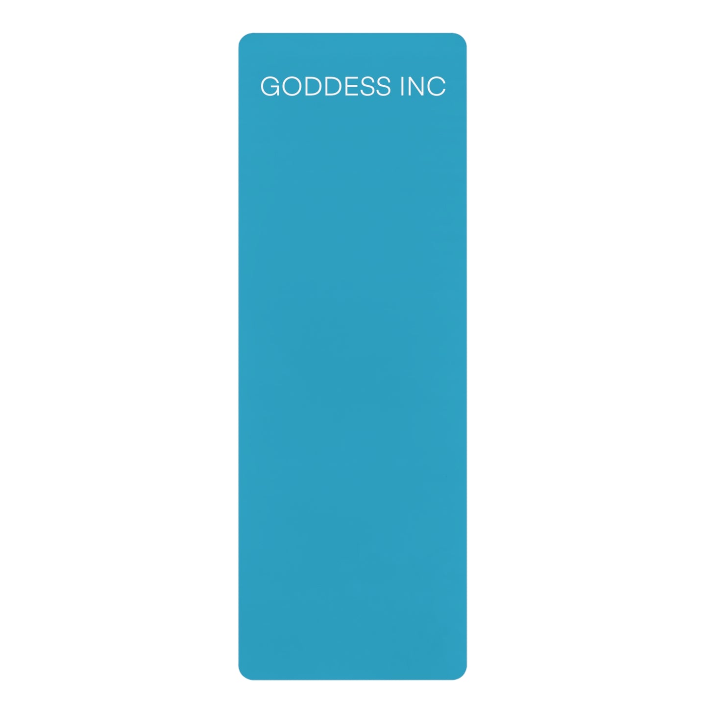 GODDESS INC, Rubber Yoga Mat, Blue