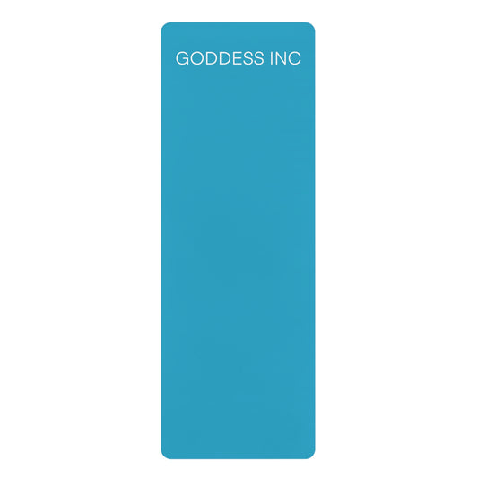 GODDESS INC, Rubber Yoga Mat, Blue