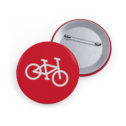 BIKE Round Pins, Red