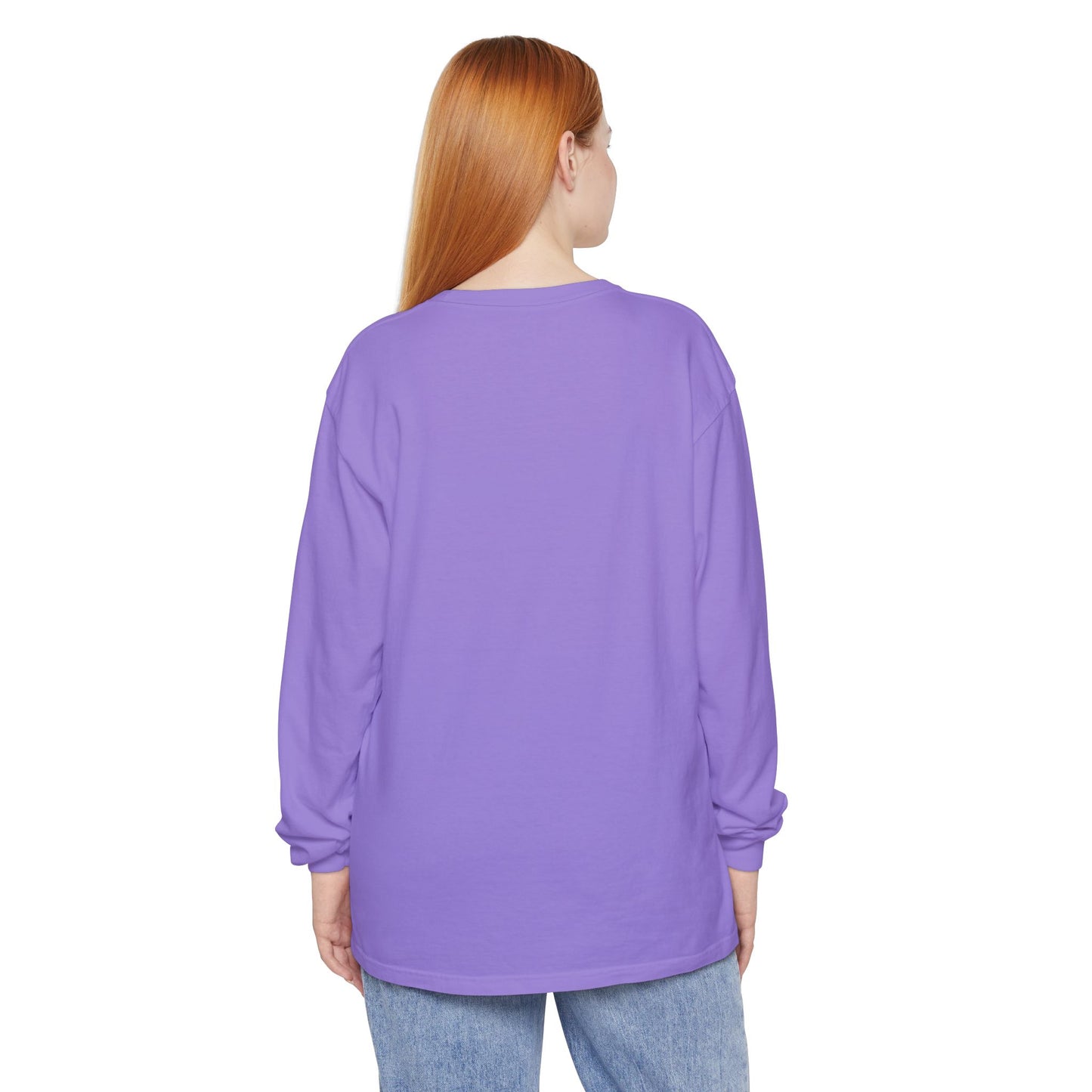 GODDESS INC Garment-dyed Long Sleeve T-Shirt