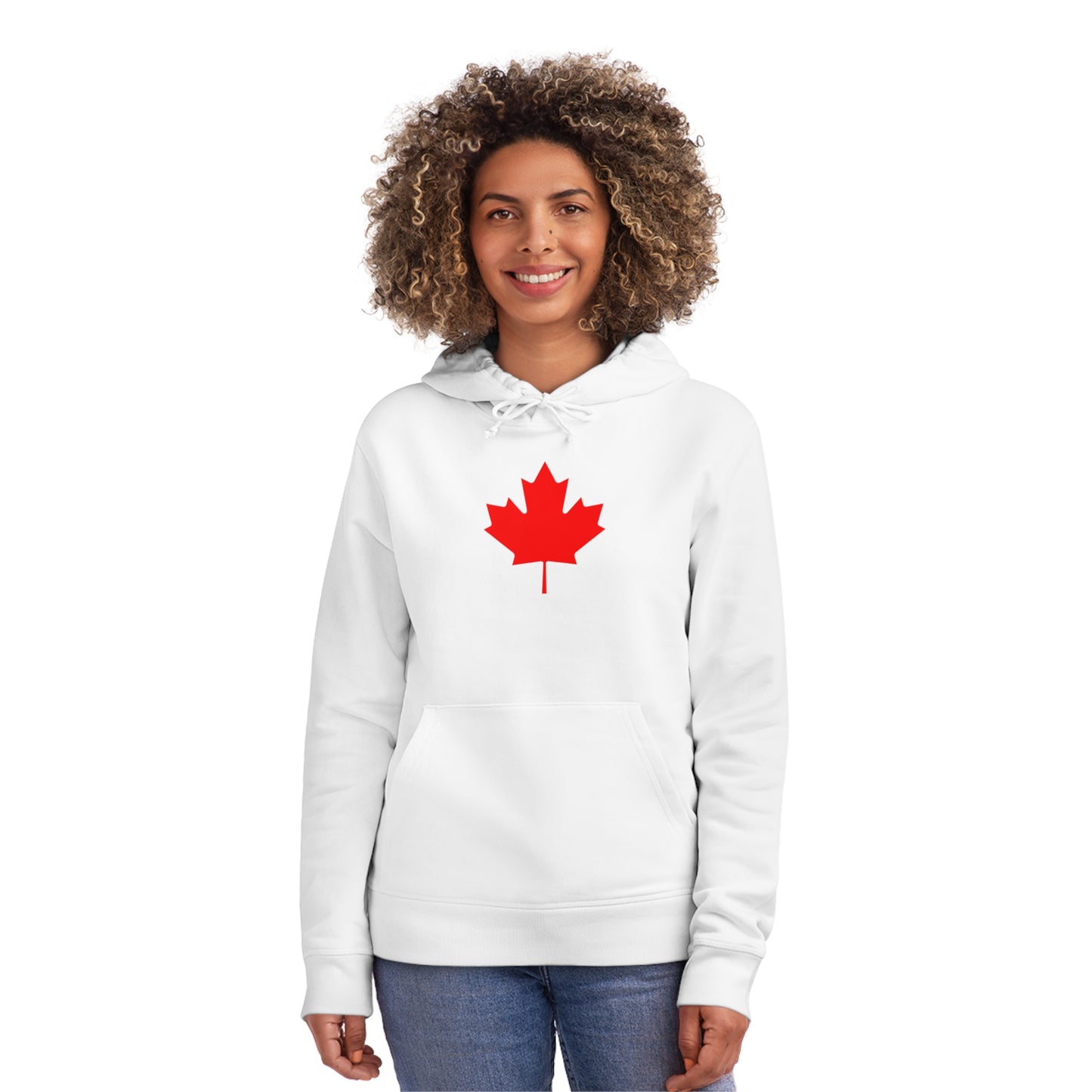 Canadian Maple Leaf, Unisex Drummer Hoodie