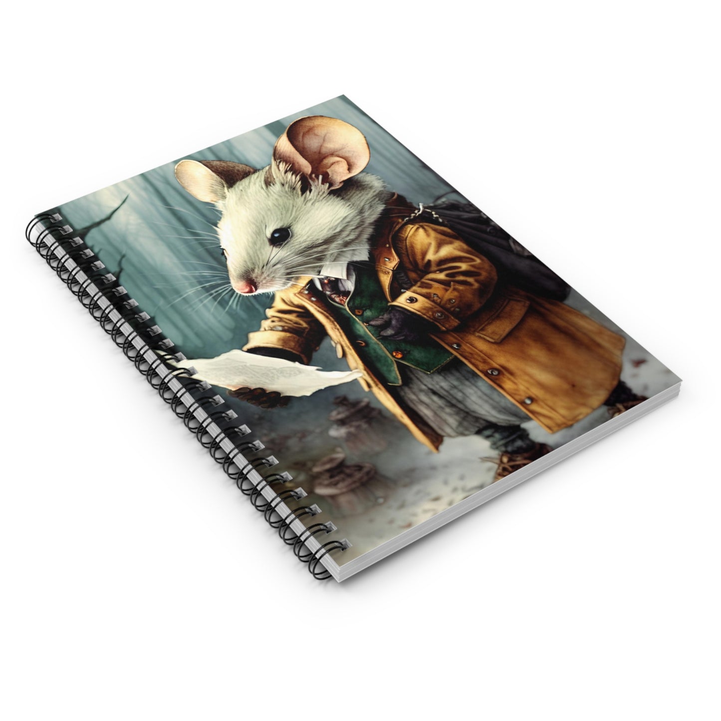 Mouse Spiral Notebook, Ruled Line