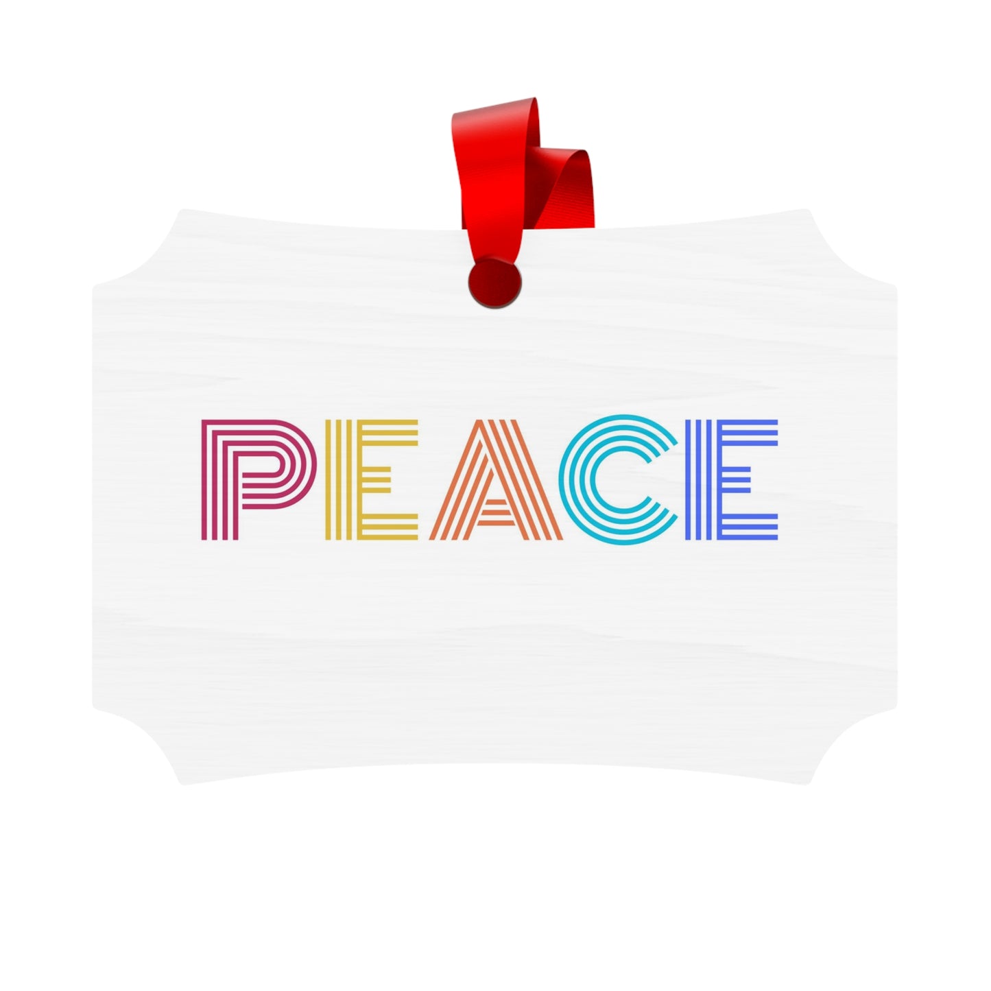 Plywood Ornament, PEACE