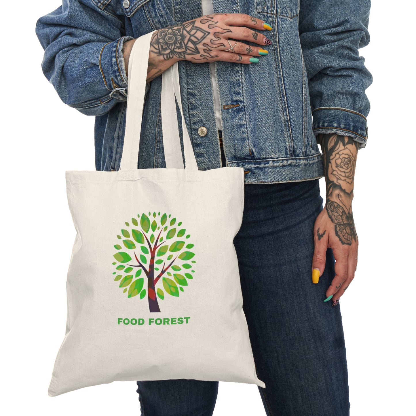 FOOD FOREST Natural Tote Bag