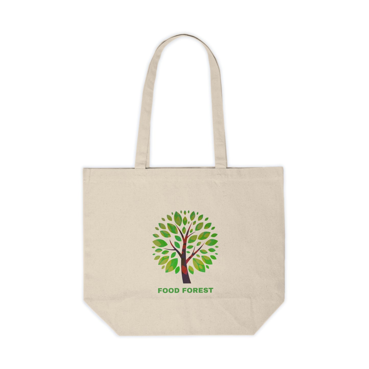 FOOD FOREST Canvas Shopping Tote