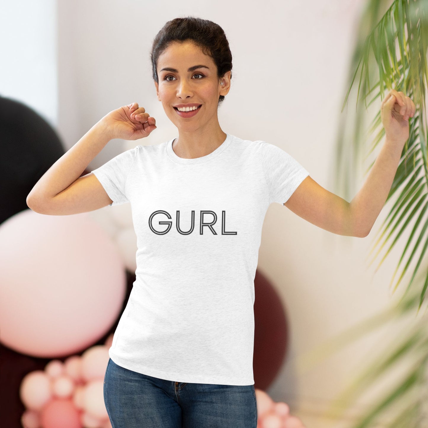 Women's Triblend Tee, GURL