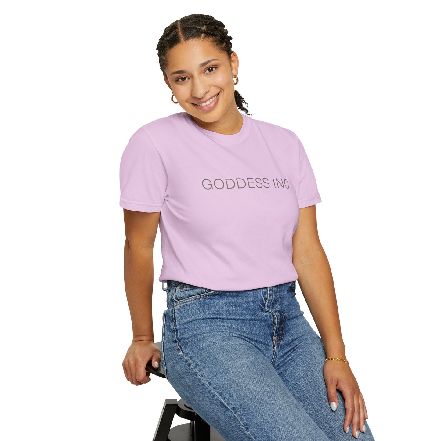 GODDESS INC Garment-Dyed T-shirt