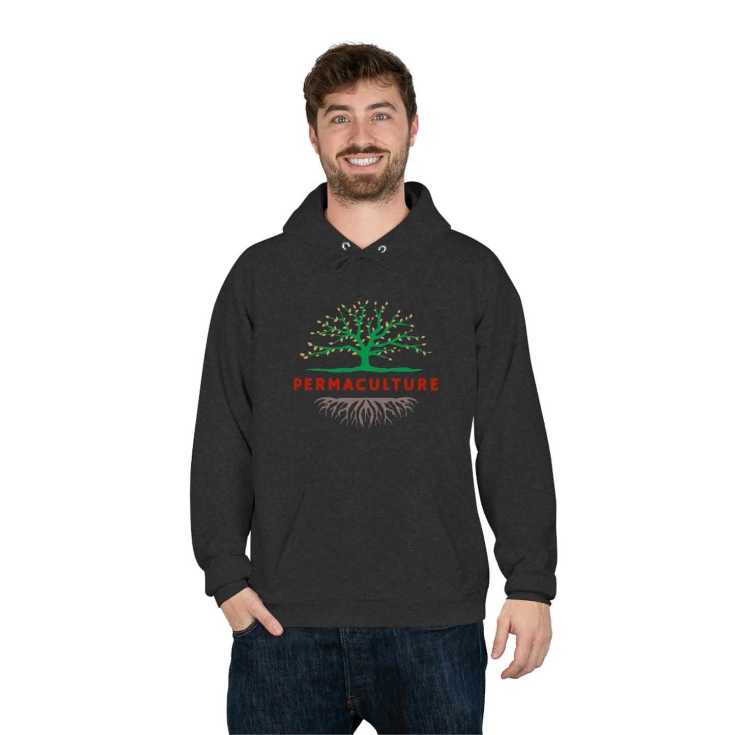 Permaculture, Unisex EcoSmart® Pullover Hoodie Sweatshirt