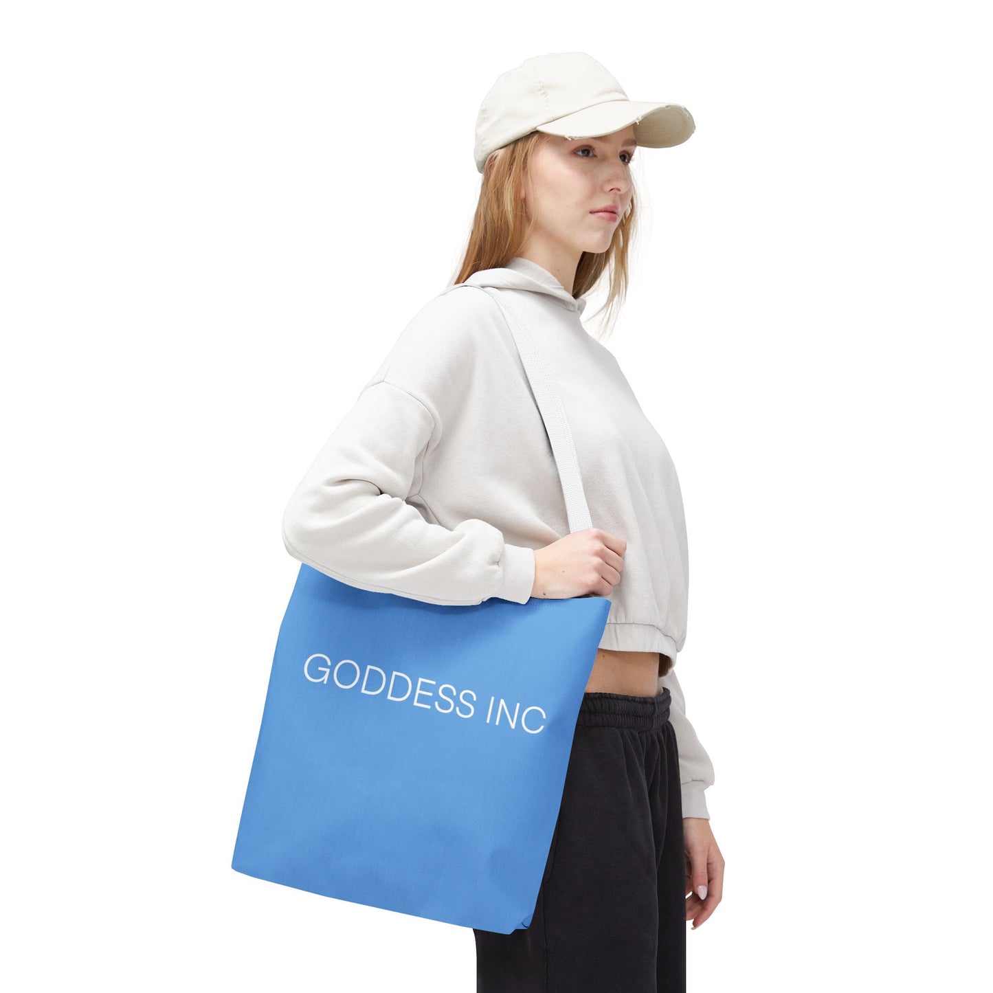 GODDESS INC Tote Bag, Light Blue