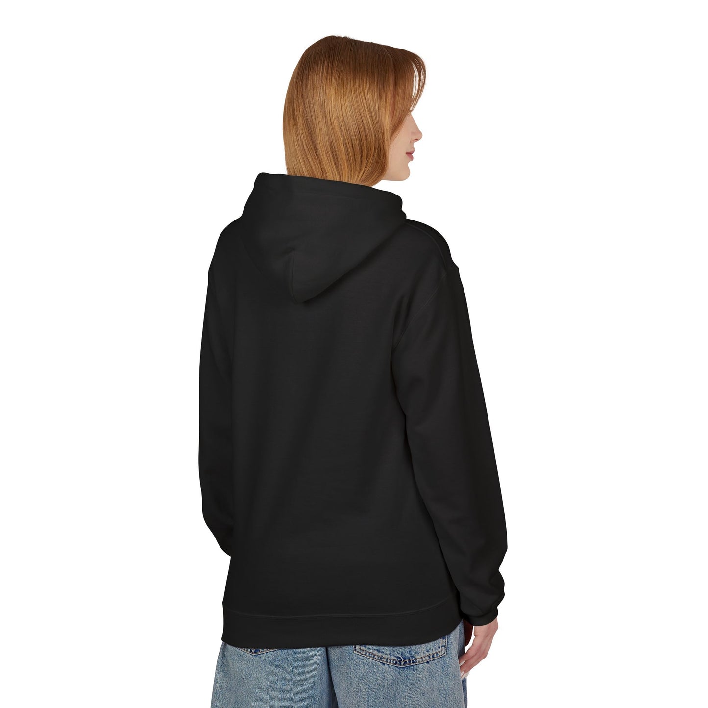 GODDESS INC, Midweight Softstyle Fleece Hoodie, Red Lettering