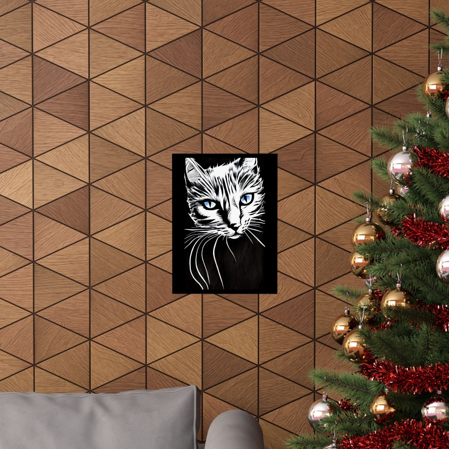Cat, Matte Vertical Posters