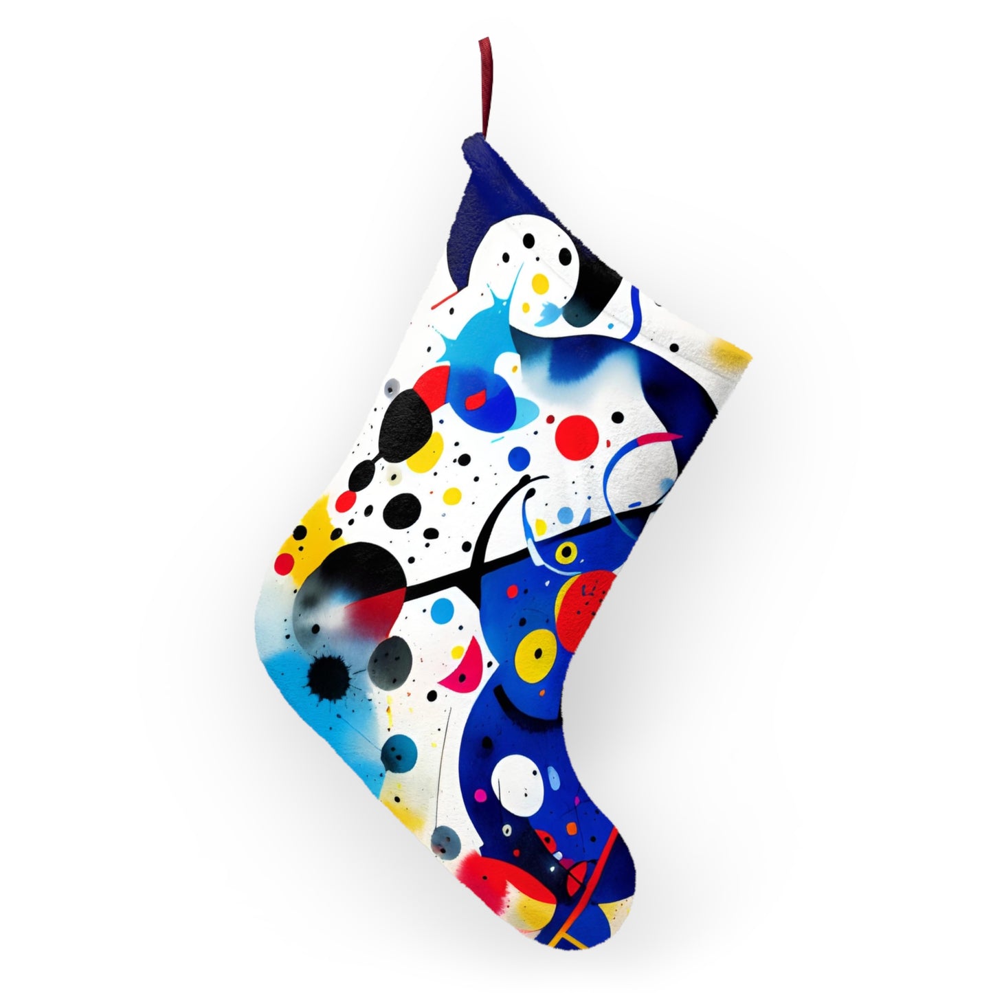 Abstract Christmas Stockings, Inspired by Miro