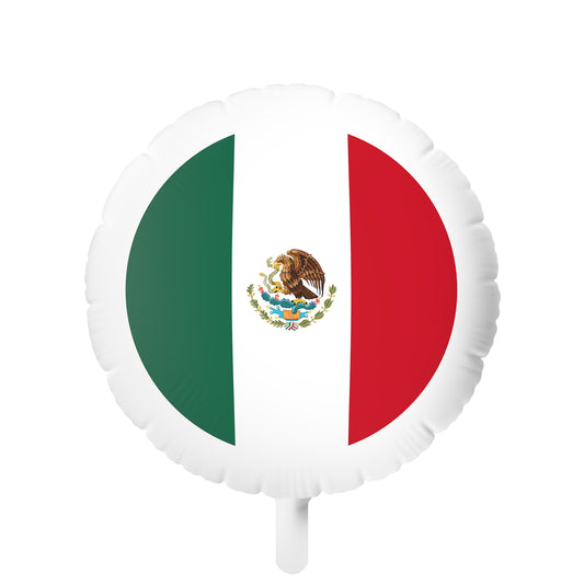 Mexican Flag Mylar Helium Balloon