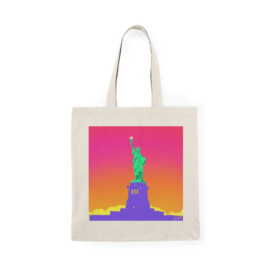 Statue of Liberty Pop Art, Natural Tote Bag