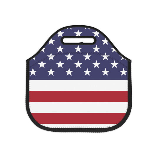 American Flag Neoprene Lunch Bag