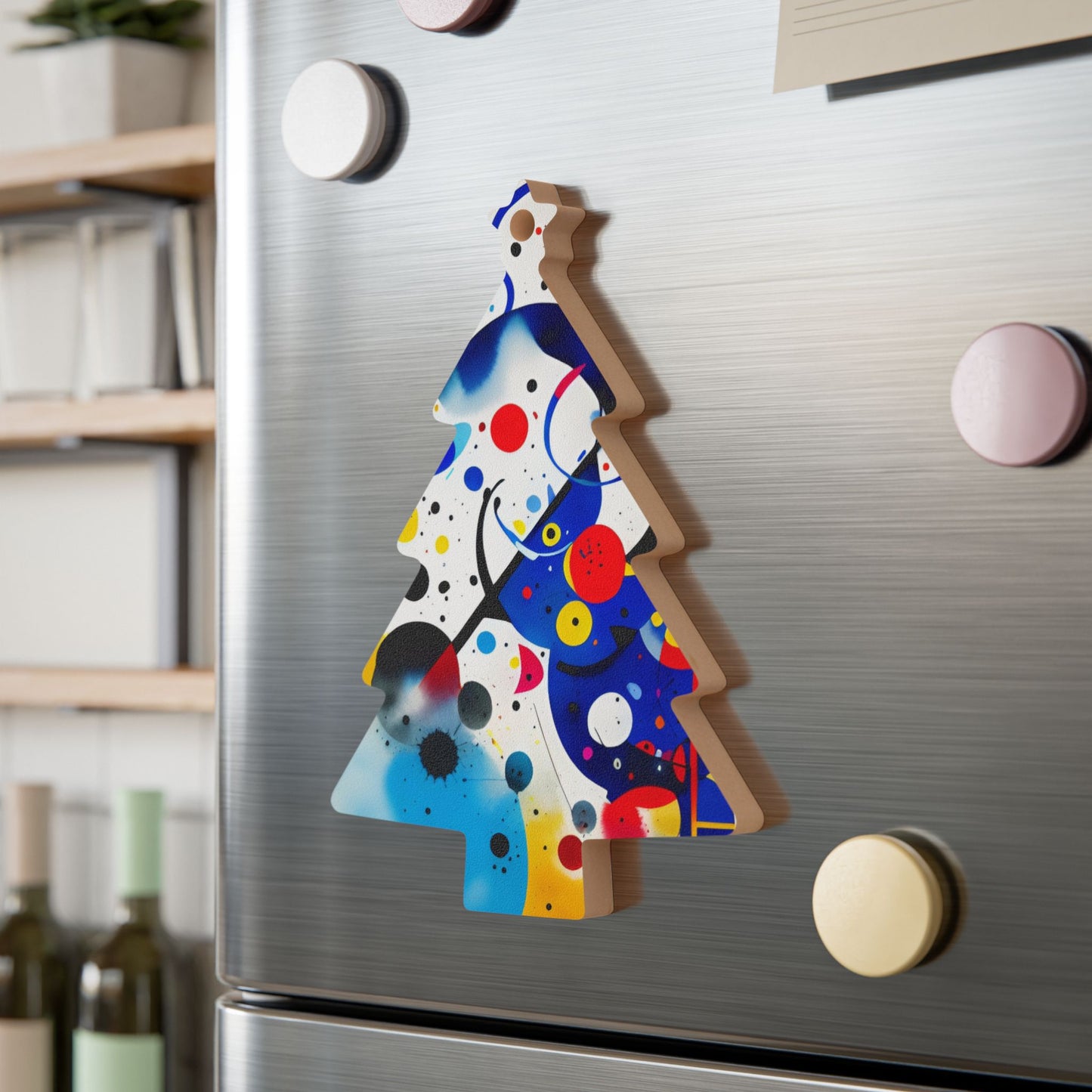 Wooden Ornaments, Inspired by Miro
