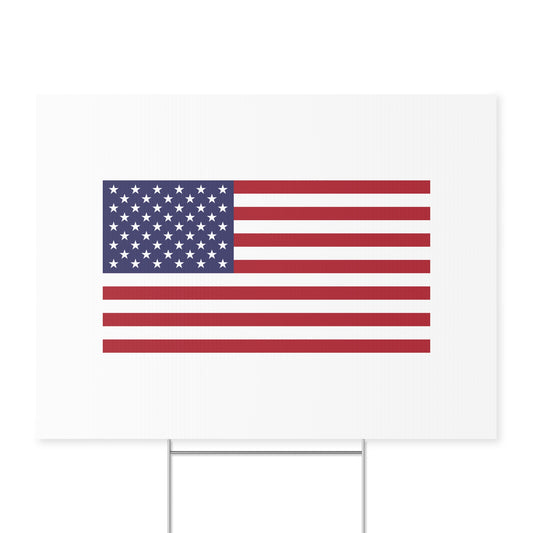 American Flag, Yard Sign