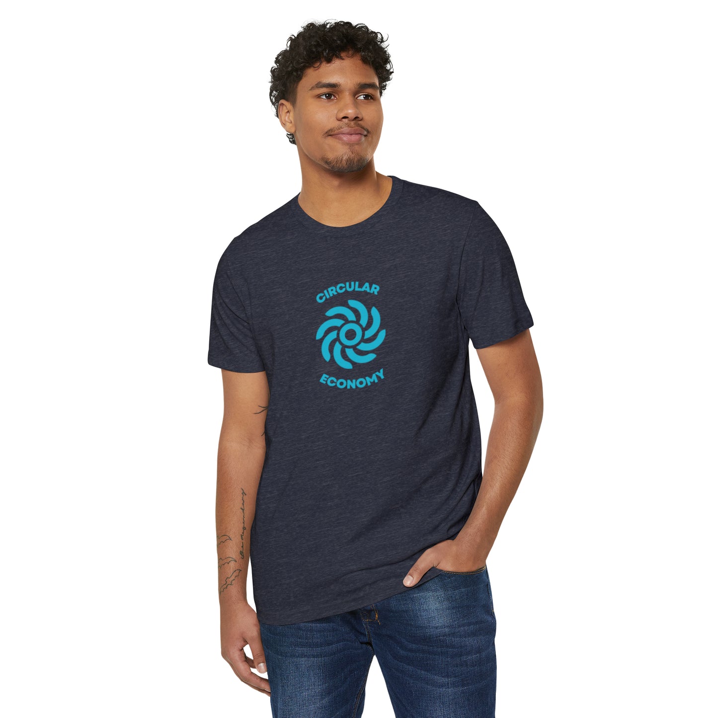 Circular Economy,  Unisex Recycled Organic T-Shirt