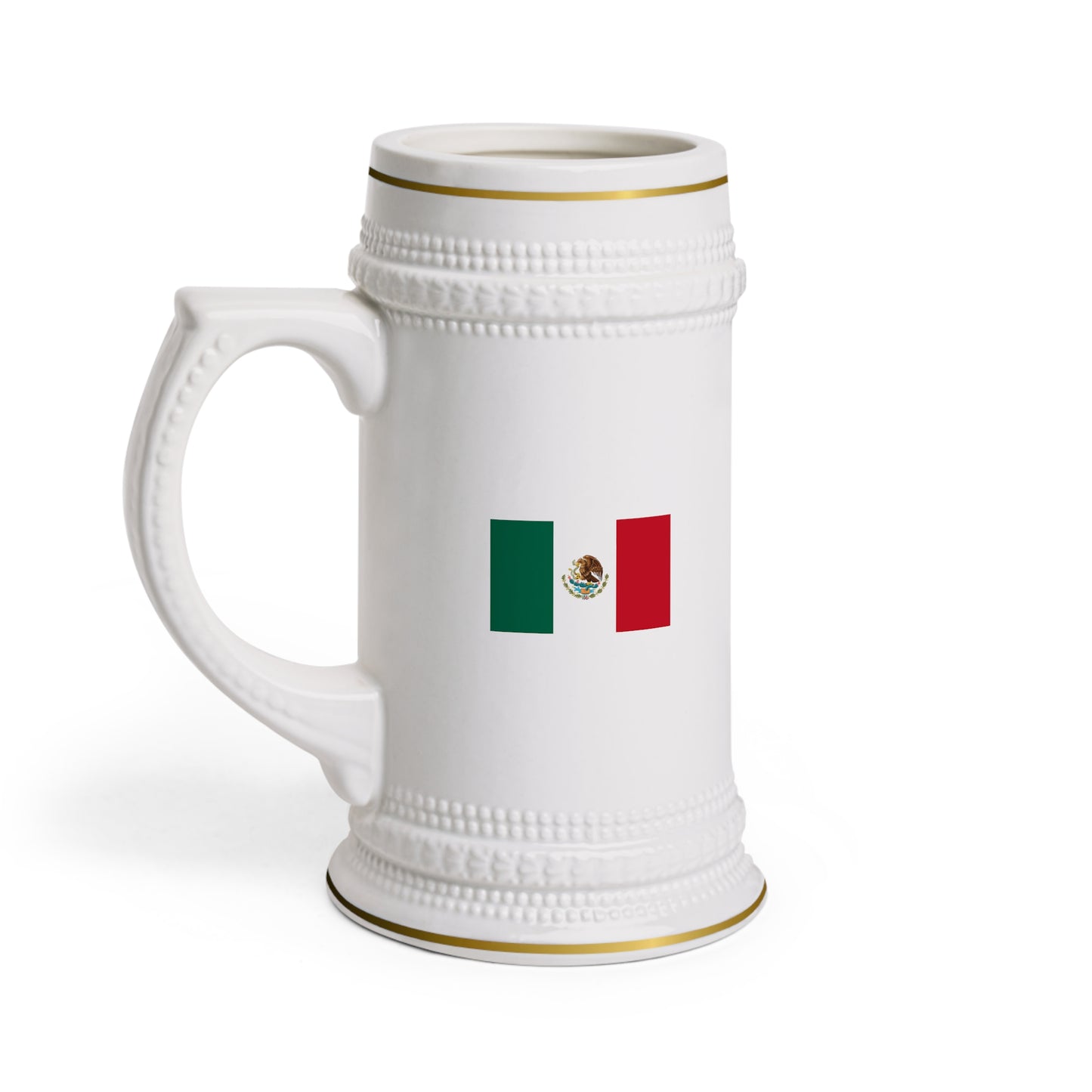 Mexican Flag Beer Stein Mug