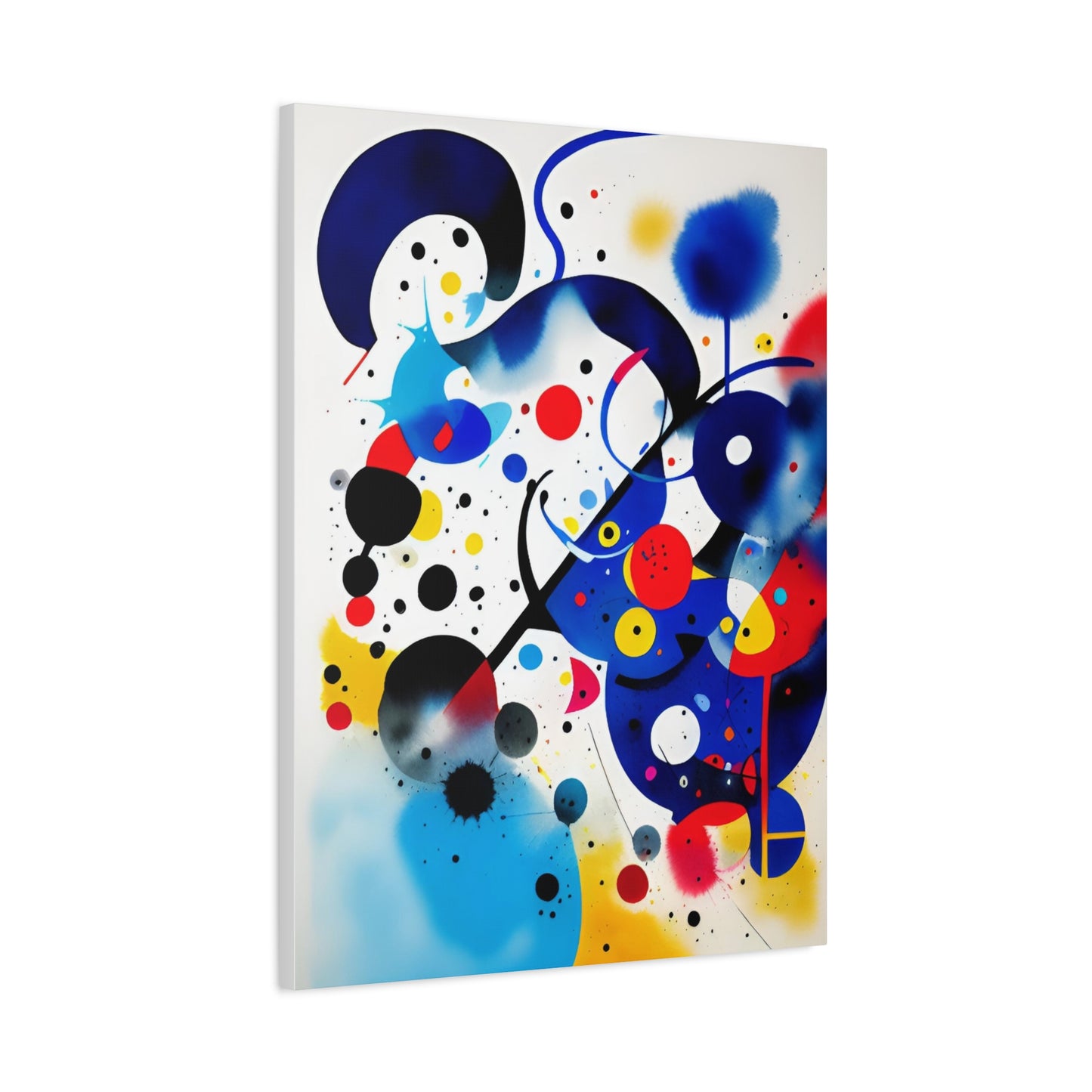 Miro-inspired Matte Canvas, Stretched, 1.25"