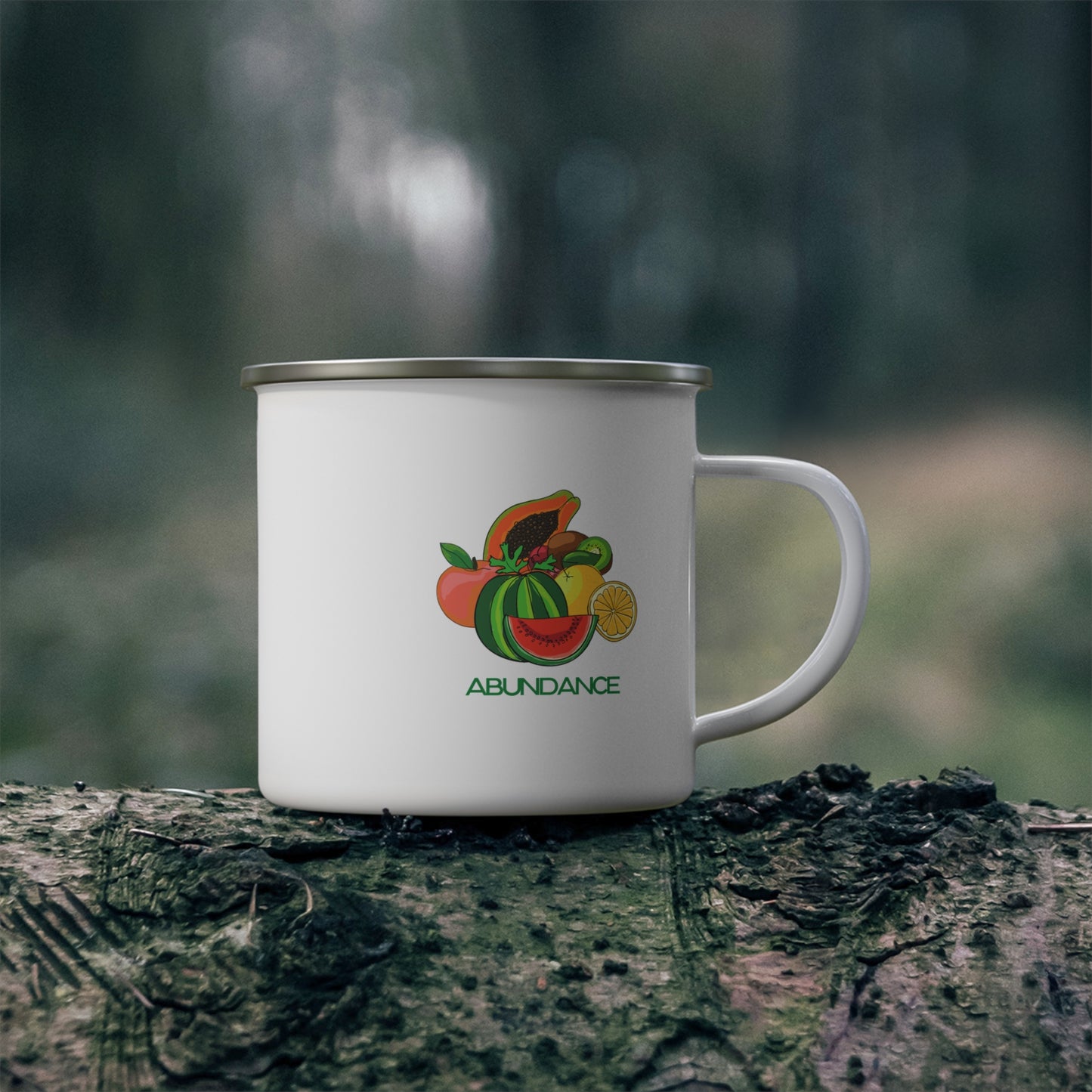 Enamel Camping Mug, Abundance