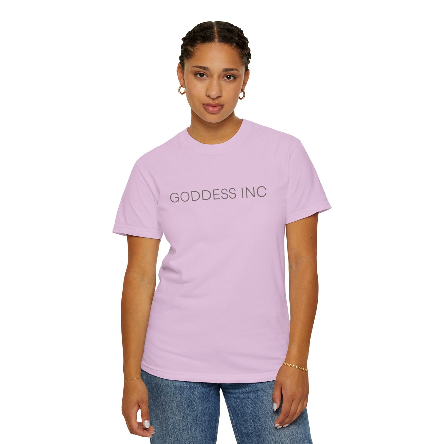 GODDESS INC Garment-Dyed T-shirt